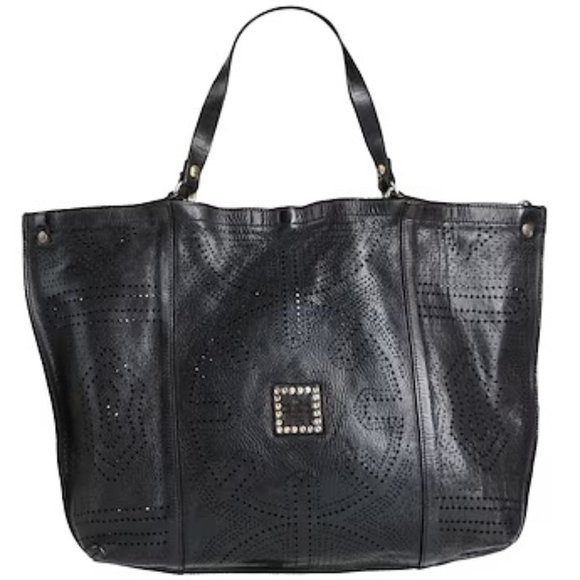 Campomagi X Grande East West Large Leather Bag W Pouch Black carried once!